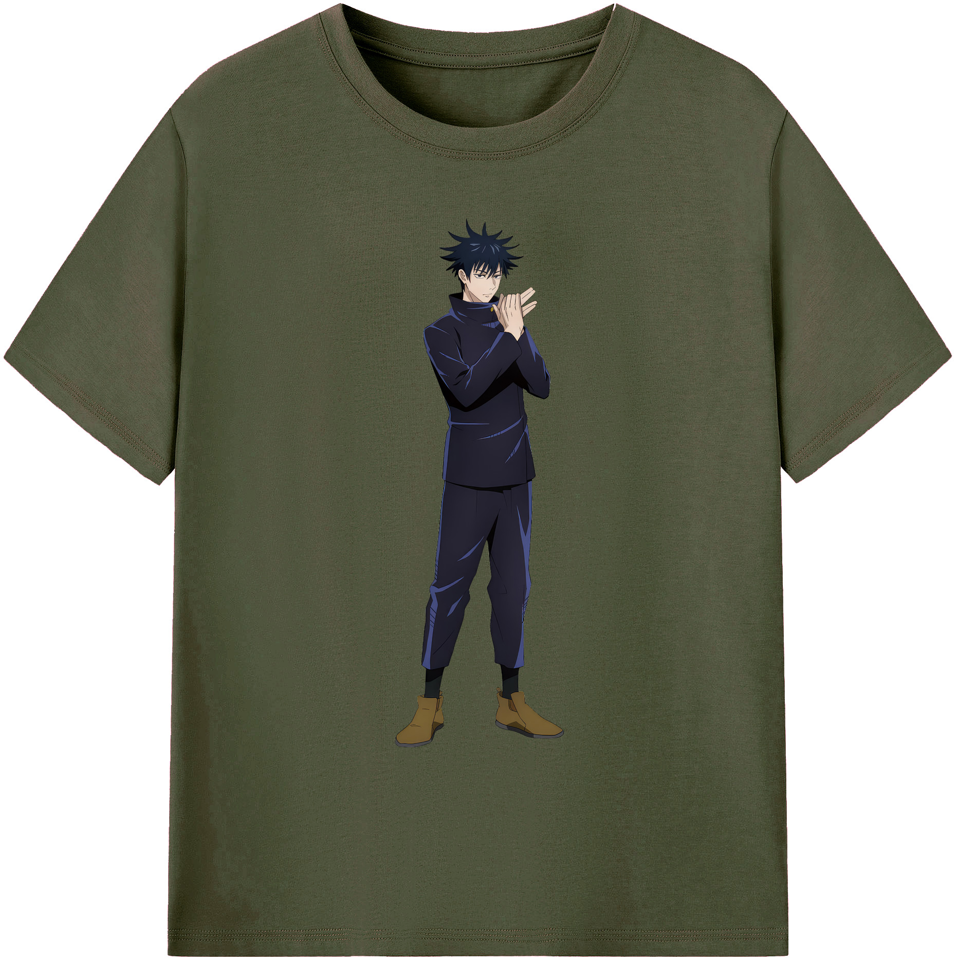 （画像用） 呪術廻戦 Jujutsu Kaisen 綿100％ メンズ半袖Tシャツ｜肌触りやわらか＆通気性